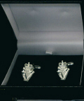 Cuff Links - ROYAL IRISH REGIMENT Cap Badge